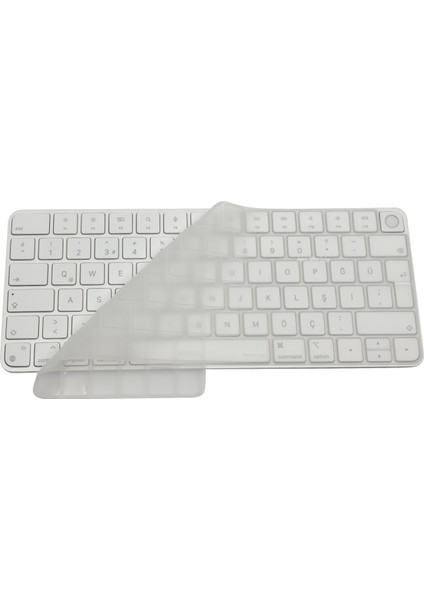 Apple Magic Keyboard 3 ile Uyumlu Klavye Koruyucu LockKey TouchID A2449 A2450 US İngilizce