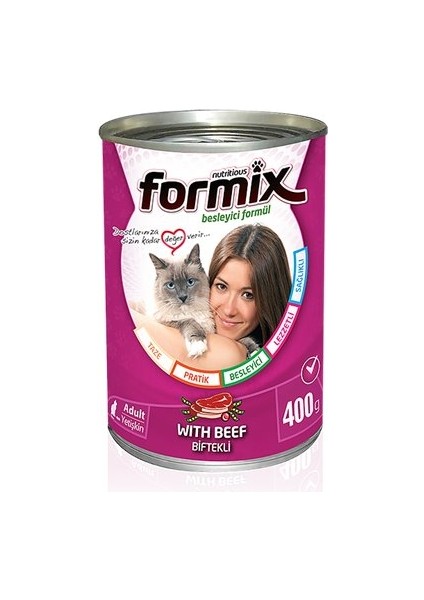 Bifekli Kedi Konserve