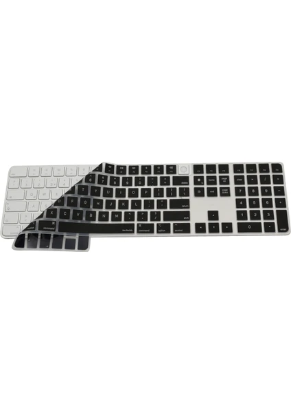 Apple Magic Keyboard 3 ile Uyumlu Klavye Koruyucu TouchID A2520 US İngilizce Baskı