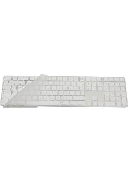 Apple Magic Keyboard 3 ile Uyumlu Klavye Koruyucu TouchID A2520 US İngilizce Baskı