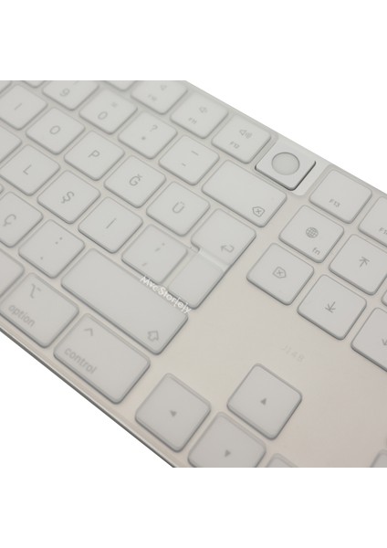 Apple Magic Keyboard 3 ile Uyumlu Klavye Koruyucu TouchID A2520 US İngilizce Baskı