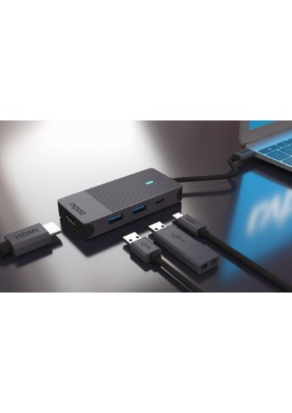 11409 UCM-2001 4-In-1 Usb-C Multıport Adapter