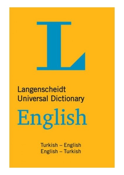 Altın - Langenscheidts L Ingilizce Türkçe Sözlük