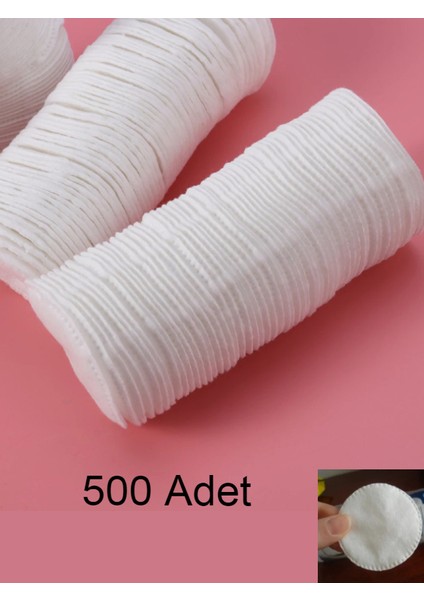 500 Adet Makyaj Temizleme Pamuğu Pedi Pamuk
