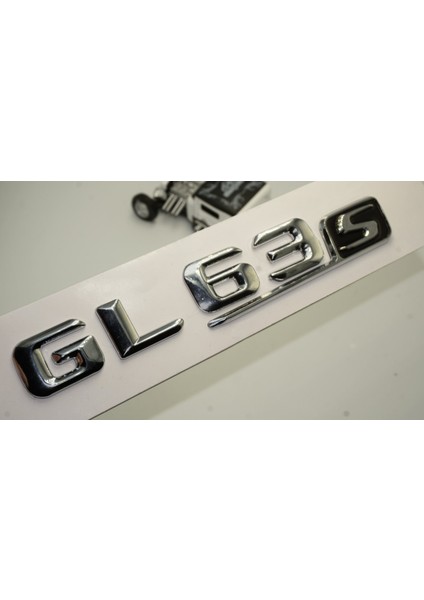 Benz Gl 63S Bagaj Krom Metal 3m 3D Yazı Logo modelleri