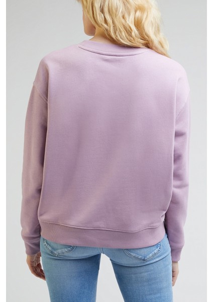 Lee Regular Fit Normal Kesim Bisiklet Yaka Gri Sweatshirt