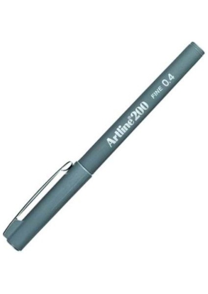 Fine Keçe Uçlu Yazı Kalemi 0.4mm Gri