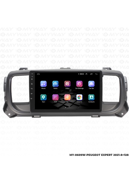 Peugeot Expert Android Multimedya Carplay Navigasyon Ekran - 8gb RAM+128 GB HDD - Myway fırsatları