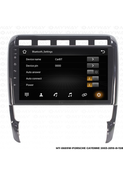 Porsche Cayenne Android Multimedya Carplay Navigasyon Ekran - 8gb RAM+128 GB HDD - Myway fiyatları