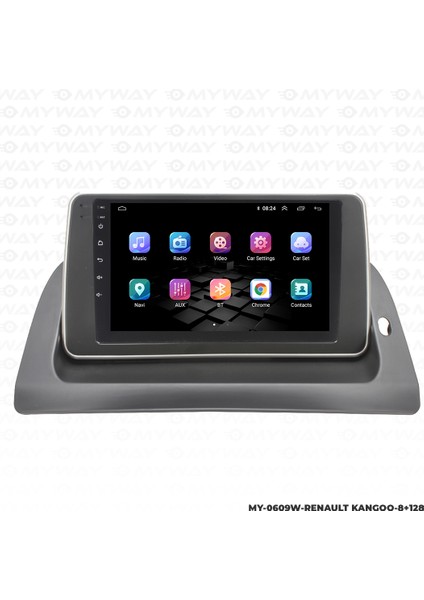 Renault Kangoo Android Multimedya Carplay Navigasyon Ekran - 8gb RAM+128 GB HDD - Myway