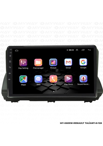 Renault Taliant Android Multimedya Carplay Navigasyon Ekran - 8gb RAM+128 GB HDD - Myway fiyatları