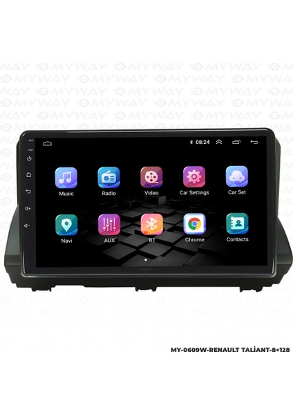 Renault Taliant Android Multimedya Carplay Navigasyon Ekran - 8gb RAM+128 GB HDD - Myway fırsatları