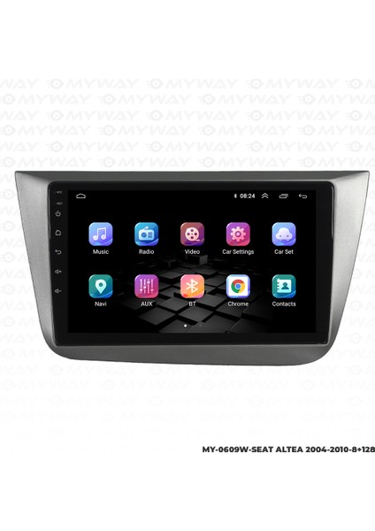 Seat Altea Android Multimedya Carplay Navigasyon Ekran - 8gb RAM+128 GB HDD - Myway fırsatları