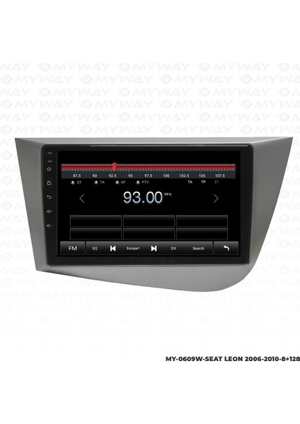 Seat Leon Android Multimedya Carplay Navigasyon Ekran - 8gb RAM+128 GB HDD - Myway