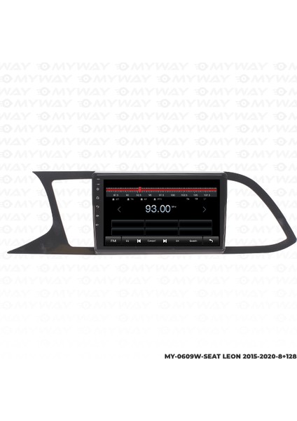 Seat Leon Android Multimedya Carplay Navigasyon Ekran - 8gb RAM+128 GB HDD - Myway