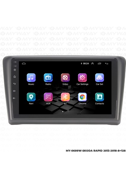 Skoda Rapid Android Multimedya Carplay Navigasyon Ekran - 8gb RAM+128 GB HDD - Myway fiyatları