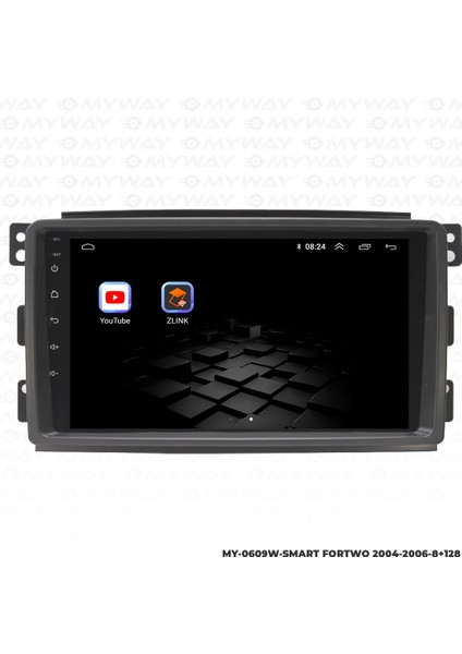 Smart Forfour Android Multimedya Carplay Navigasyon Ekran - 8gb RAM+128 GB HDD - Myway