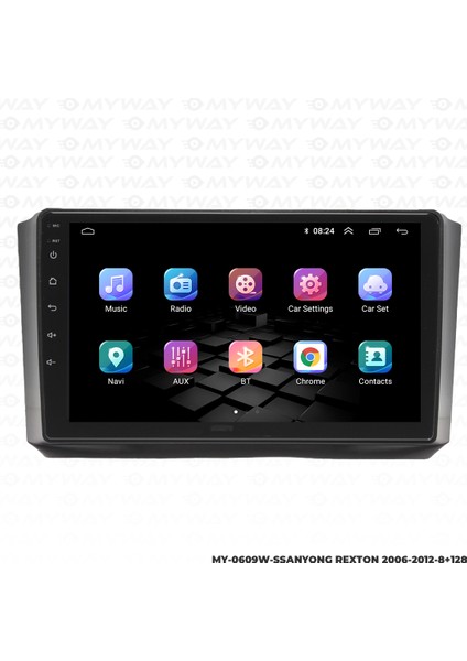 Ssangyong Rexton Android Multimedya Carplay Navigasyon Ekran - 8gb RAM+128 GB HDD - Myway indirimleri