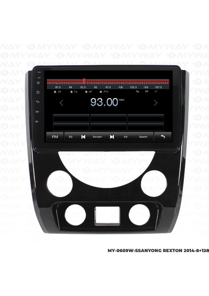 Ssangyong Rexton Android Multimedya Carplay Navigasyon Ekran - 8gb RAM+128 GB HDD - Myway