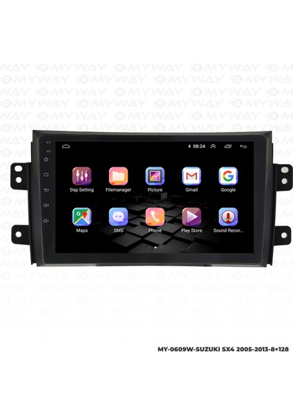 Suzuki Sx4 Android Multimedya Carplay Navigasyon Ekran - 8gb RAM+128 GB HDD - Myway fiyatları