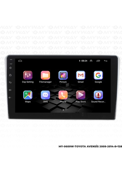 Toyota Avensis Android Multimedya Carplay Navigasyon Ekran - 8gb RAM+128 GB HDD - Myway fiyatları