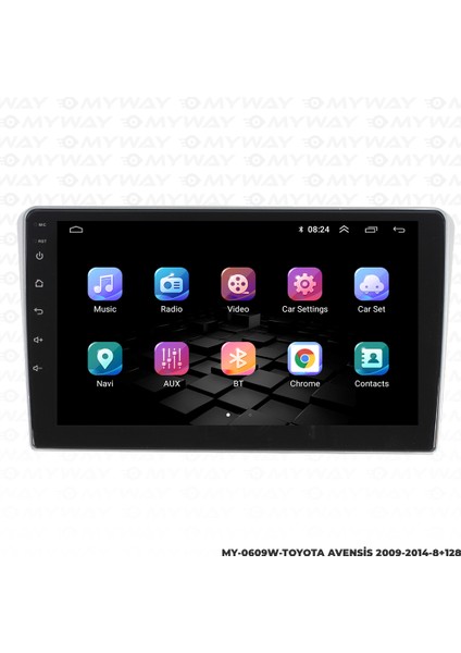 Toyota Avensis Android Multimedya Carplay Navigasyon Ekran - 8gb RAM+128 GB HDD - Myway fırsatları