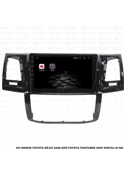 Toyota Hilux Ndroid Multimedya Carplay Navigasyon Ekran - 8gb RAM+128 GB HDD - Myway fırsatları