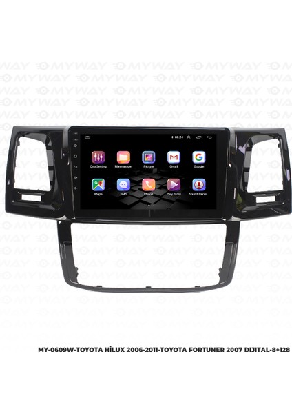 Toyota Hilux Ndroid Multimedya Carplay Navigasyon Ekran - 8gb RAM+128 GB HDD - Myway indirimleri