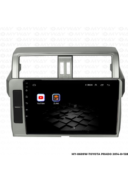 Toyota Prado Android Multimedya Carplay Navigasyon Ekran - 8gb RAM+128 GB HDD - Myway fırsatları
