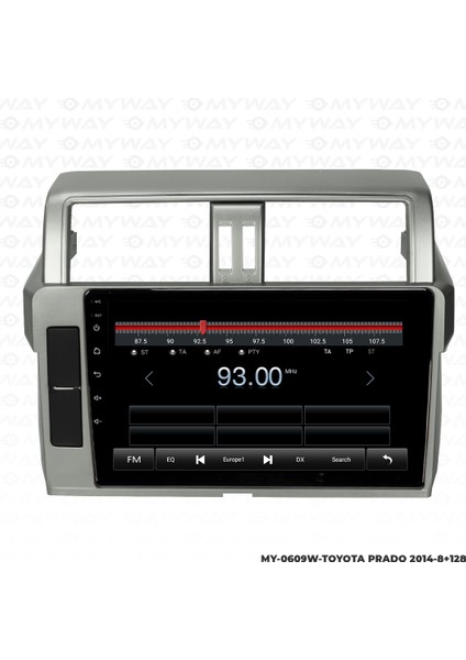 Toyota Prado Android Multimedya Carplay Navigasyon Ekran - 8gb RAM+128 GB HDD - Myway indirimleri