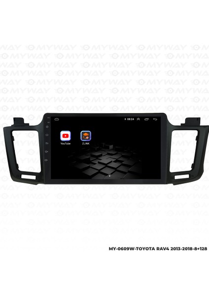 Toyota Rav4 Android Multimedya Carplay Navigasyon Ekran - 8gb RAM+128 GB HDD - Myway