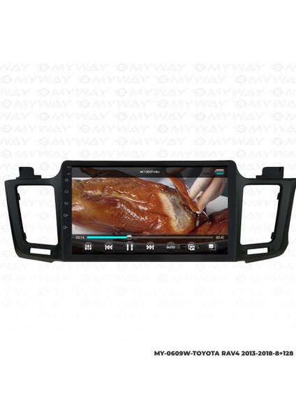 Toyota Rav4 Android Multimedya Carplay Navigasyon Ekran - 8gb RAM+128 GB HDD - Myway modelleri