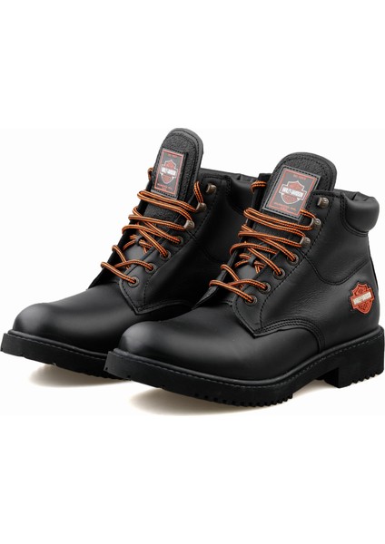 Mid Black Deri Erkek Bot modelleri