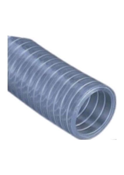 Çelik Telli Şeffaf Hortum 5/8'' 50 mt