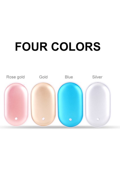 5000MAH Mini El Isıtıcı Isıtma Pedi USB Şarj Edilebilir (Yurt Dışından) modelleri