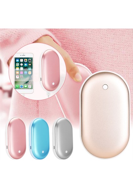 5000MAH Mini El Isıtıcı Isıtma Pedi USB Şarj Edilebilir (Yurt Dışından) indirimleri