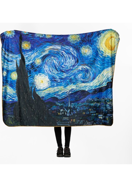 Sttary Night- Yıldızlı Geceler Polar Tv Battaniyesi