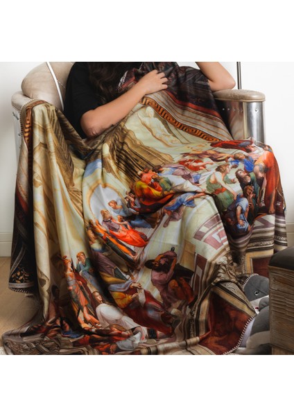 Atina Okulu- Sanat Eseri Polar Tv Battaniyesi fırsatları