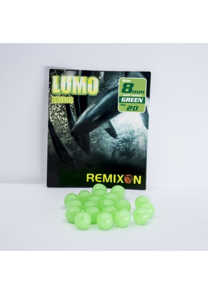 8 mm Yuvarlak Soft 20 Adet Boncuk Yeşil