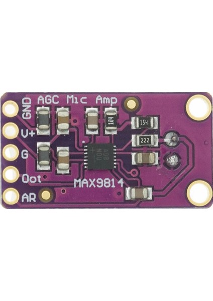 Max9814 Amplikatörlü Analog Mikrofon Modülü Ses Algılama Sensörü