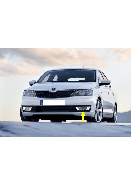 Skoda Rapid 2012-2016 Sol Ön Sis Farı Çerçevesi 5JA807681