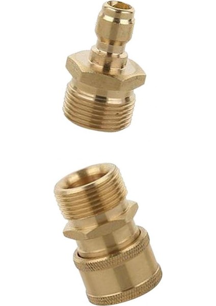 Yüksek Basınçlı Yıkayıcı Için 2 Adet Konnektör Kuplörü - Altın (Yurt Dışından)