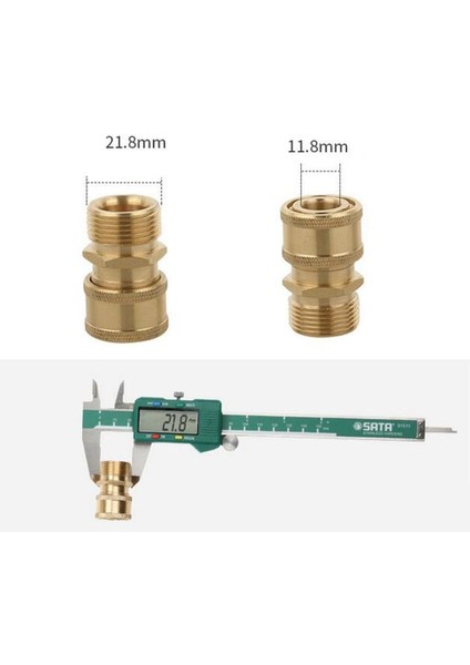 Yüksek Basınçlı Yıkayıcı Için 2 Adet Konnektör Kuplörü - Altın (Yurt Dışından) modelleri