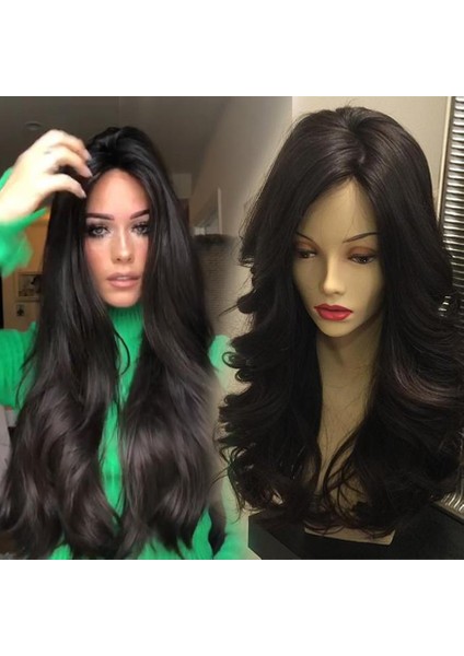 Te 1121-768 Uzun Kıvırcık Saç Bobo Kafa Yüksek Sıcaklık Fiber Peruk Sentetik Saç (Yurt Dışından) indirimleri