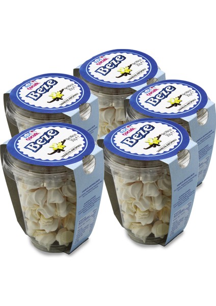 Vanilya Aromalı 30 gr 5'li Beze Paketi