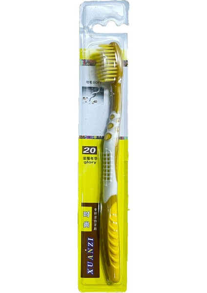 10PCS Bambu Kömürlü Yumuşak Kıl Diş Fırçası (Yurt Dışından)