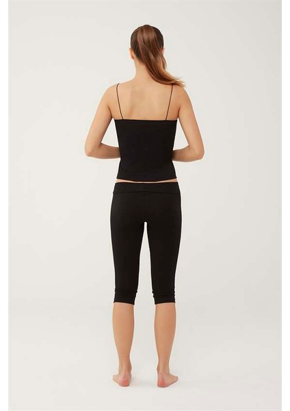 U.S. Polo Assn. 66276 Kadın Siyah İp Askılı Atlet fırsatları