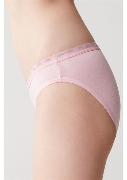 Kadın Pembe - Beyaz - Gri 3'lü Slip 66244 modelleri
