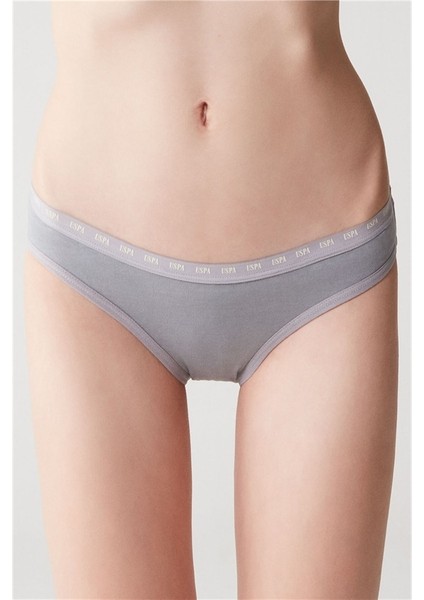 Kadın Pembe - Beyaz - Gri 3'lü Slip 66244