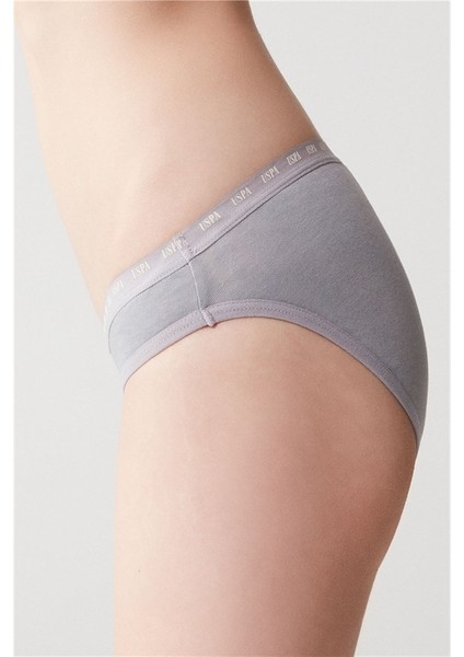 Kadın Pembe - Beyaz - Gri 3'lü Slip 66244